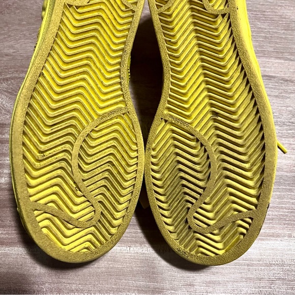 Adidas Pharrell Williams Superstar Canary Yellow Shell Toe Unisex Sneakers - Picture 4 of 9